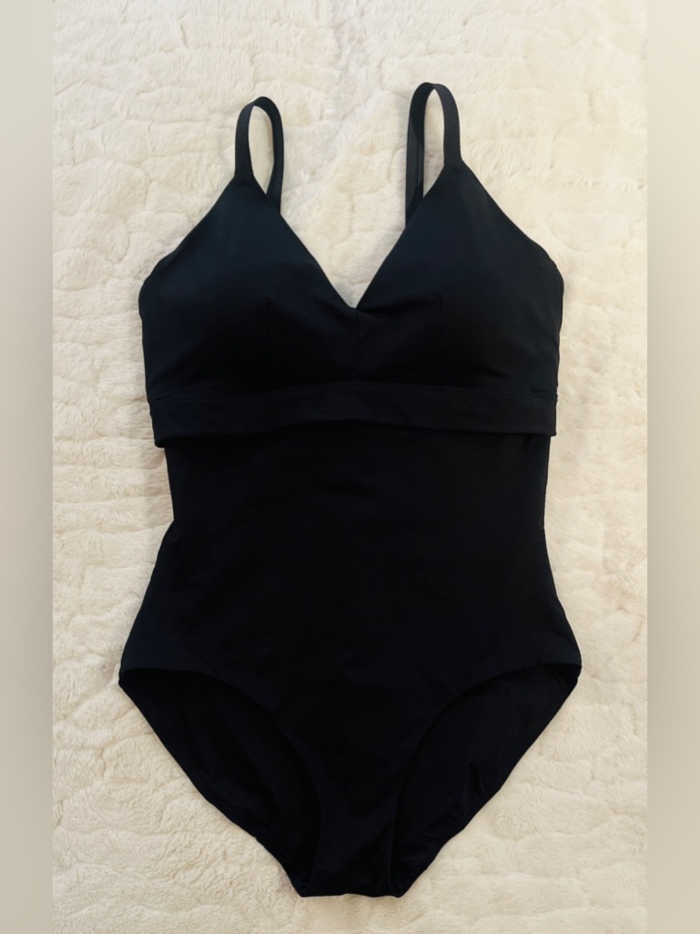 SPANX Black One-Piece Swimsuit size XL